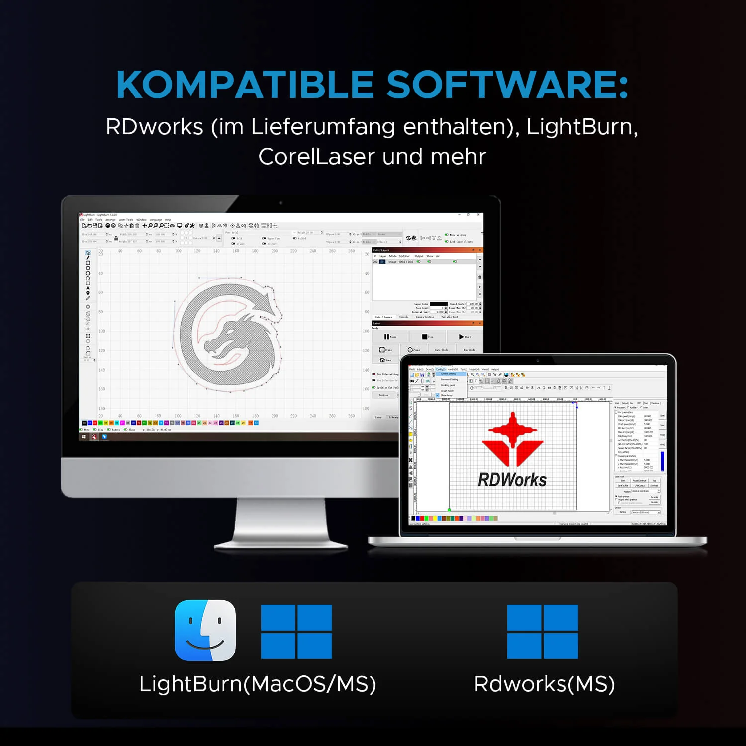 100W CO2 Laser Cutter & Graviermaschine mit 1000x600mm Gravurfläche | Pronto-45 - Image 16