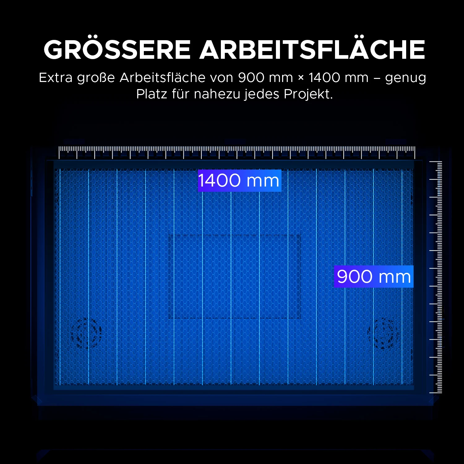 150W / 130W CO2 Lasercutter mit 1400x900mm Bearbeitungsfläche | Pro 3655 - Image 7