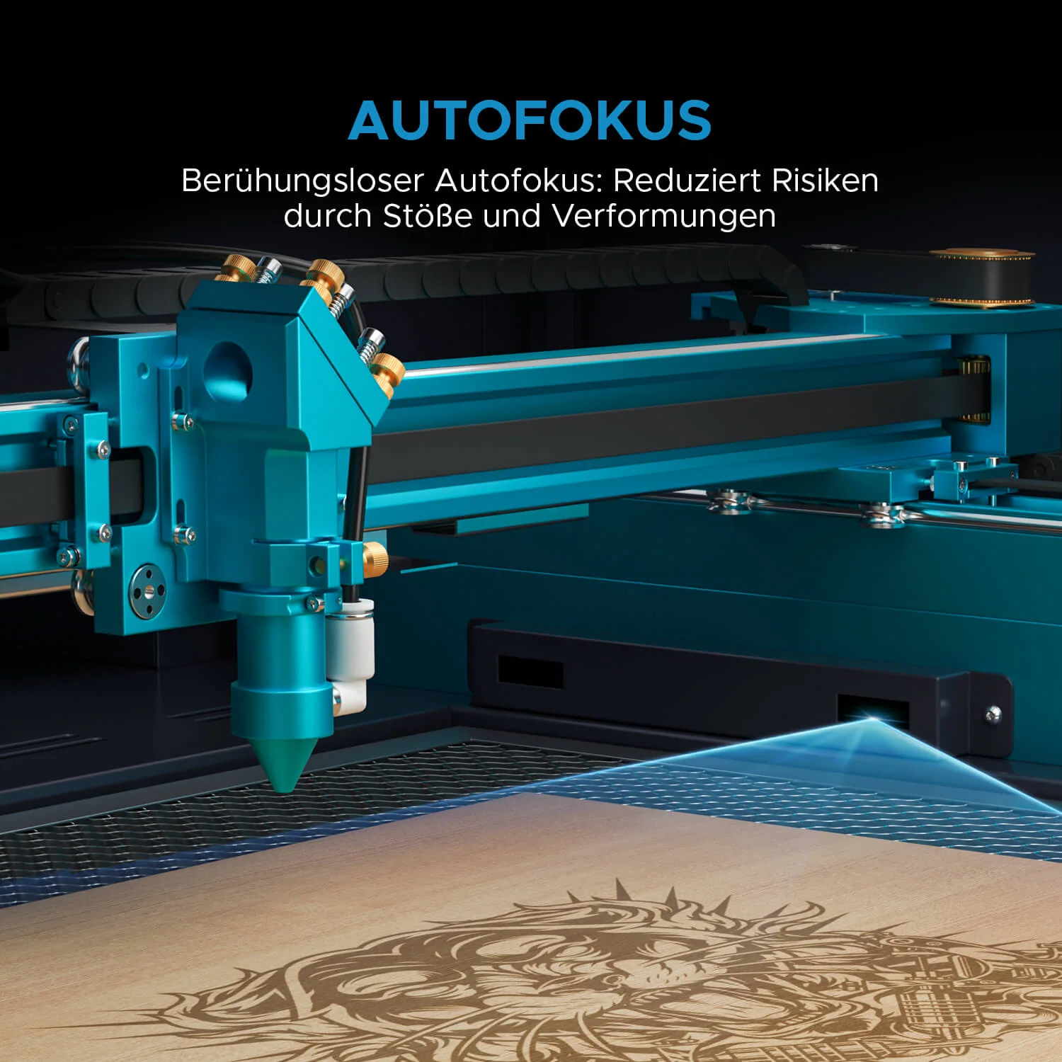 150W CO2 Laser Cutter & Graviermaschine mit 1600x1000mm Gravurfläche | Pronto-75 - Image 15