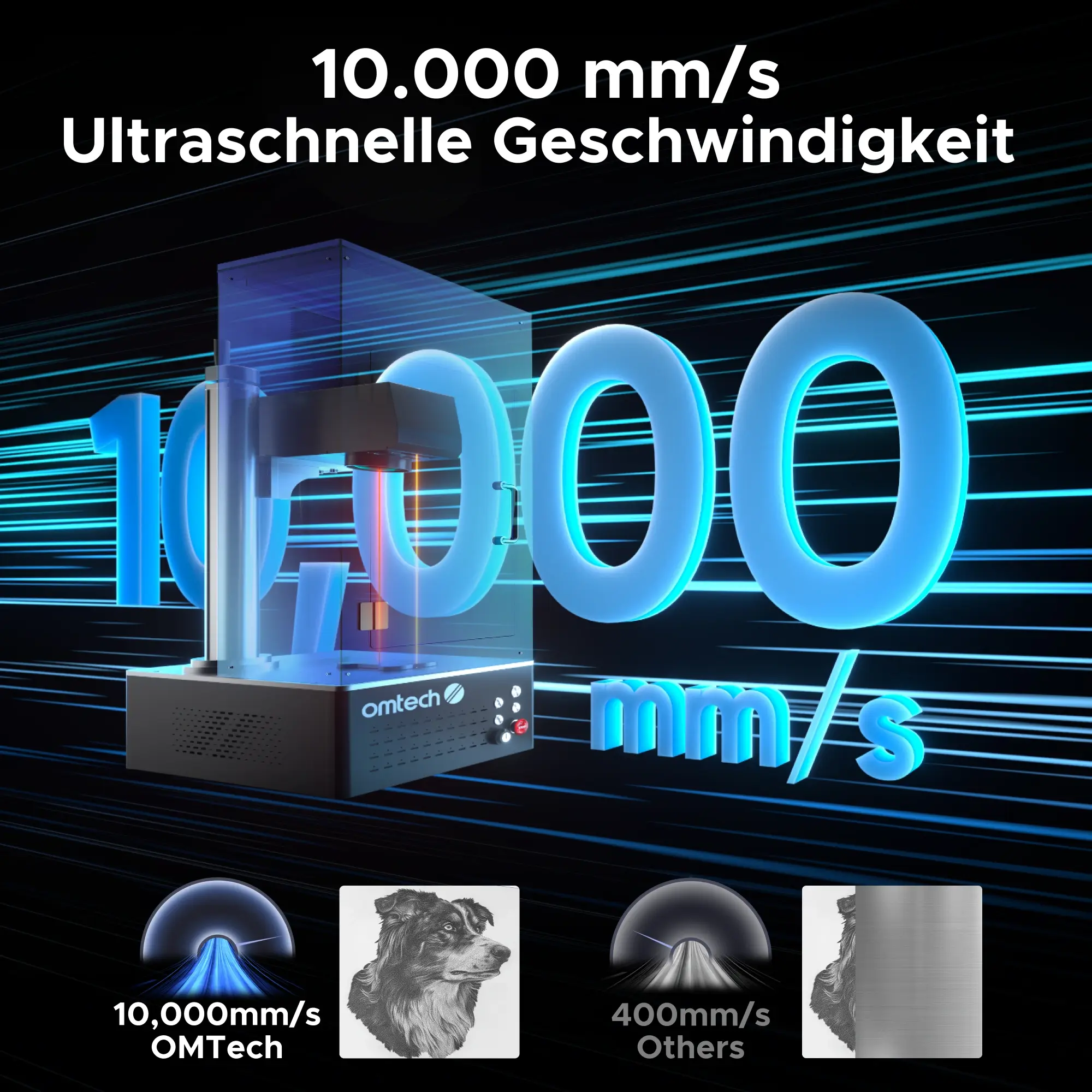 20W MOPA Laser Graviermaschine mit Autofokus für Metallgravur | M20C - Image 5