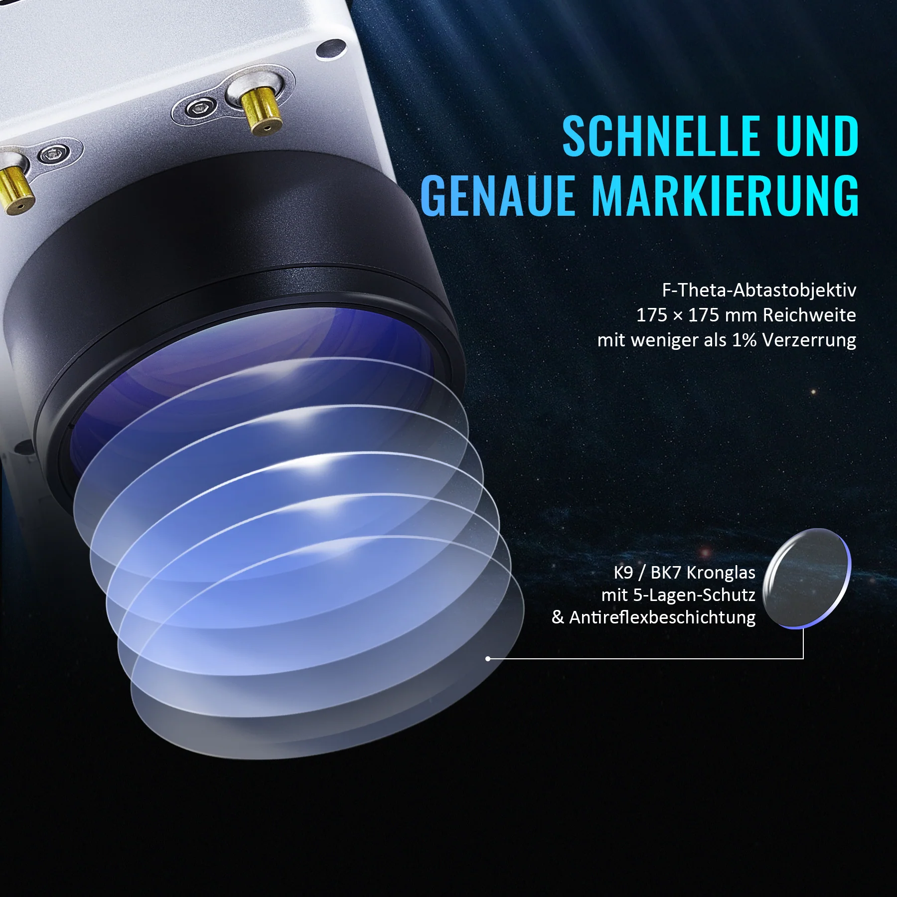 30W Faserlaser Graviermaschine für Metallgravur & Metallbeschriftung | F-30 - Image 12