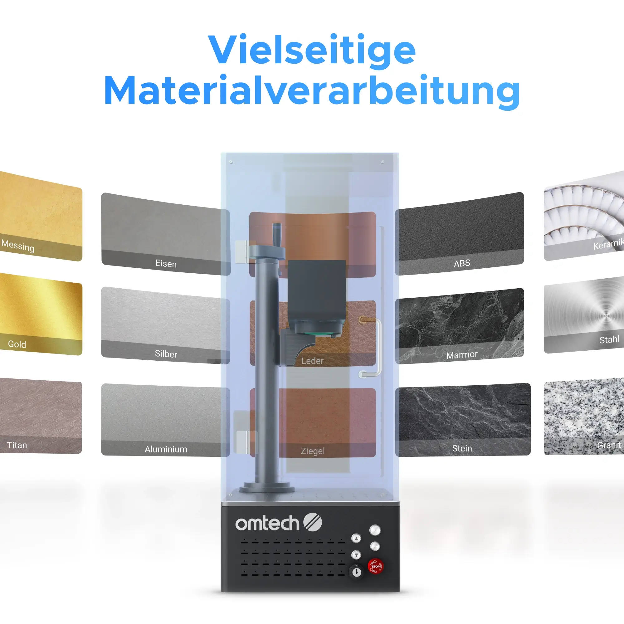 20W Faserlaser Graviermaschine mit Autofokus für Metallgravur | F20C - Image 8