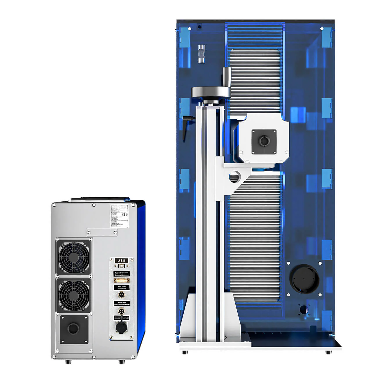 50W Faserlaser Graviermaschine für Metallgravur & Metallbeschriftung | F-50 - Image 4