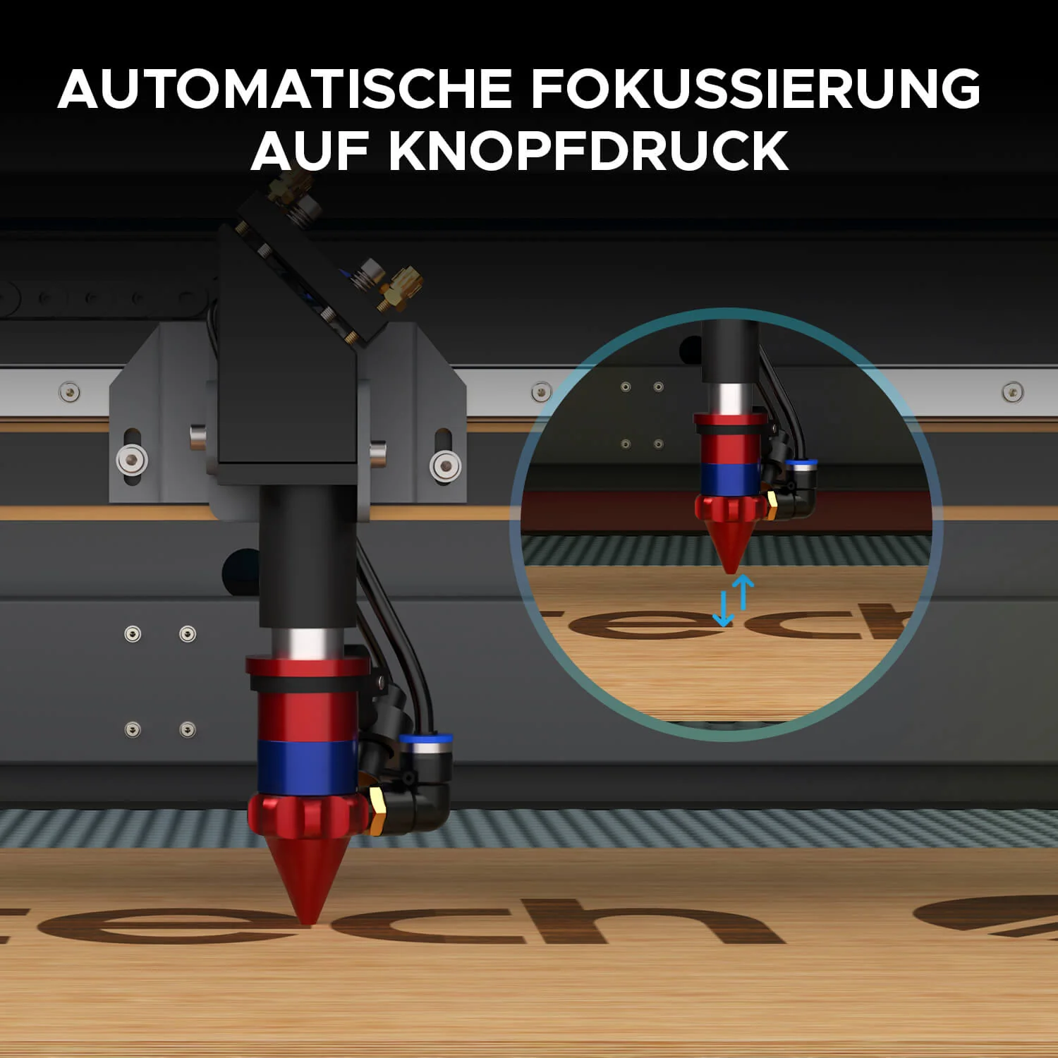 90W Lasercutter & Laser Graviermaschine mit 900x600mm Gravurfläche | Turbo-968 - Image 11