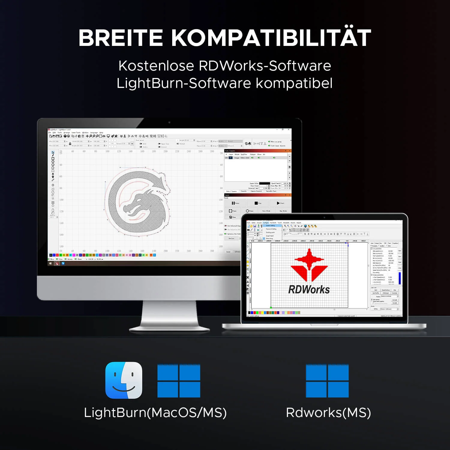 90W Lasercutter & Laser Graviermaschine mit 900x600mm Gravurfläche | Turbo-968 - Image 12