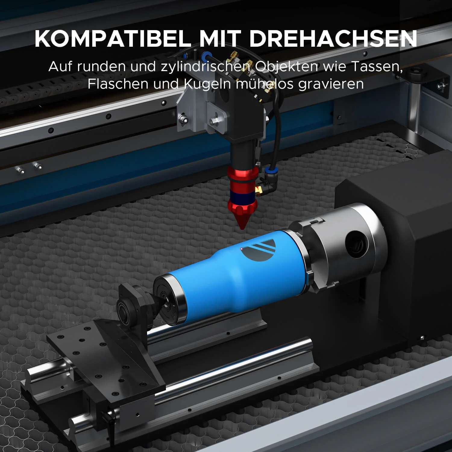 90W Lasercutter & Laser Graviermaschine mit 900x600mm Gravurfläche | Turbo-968 - Image 13