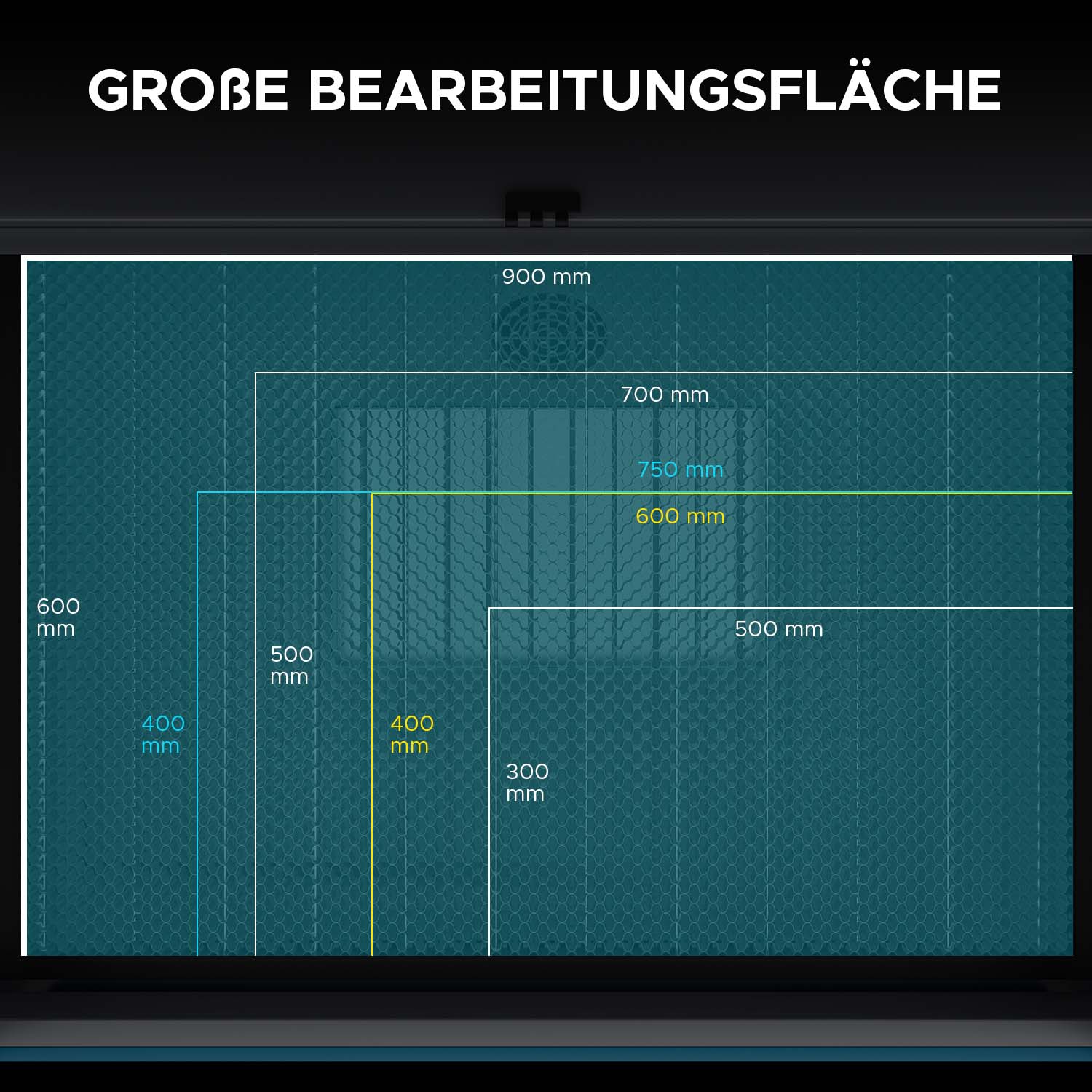 90W Lasercutter & Laser Graviermaschine mit 900x600mm Gravurfläche | Turbo-968 - Image 9