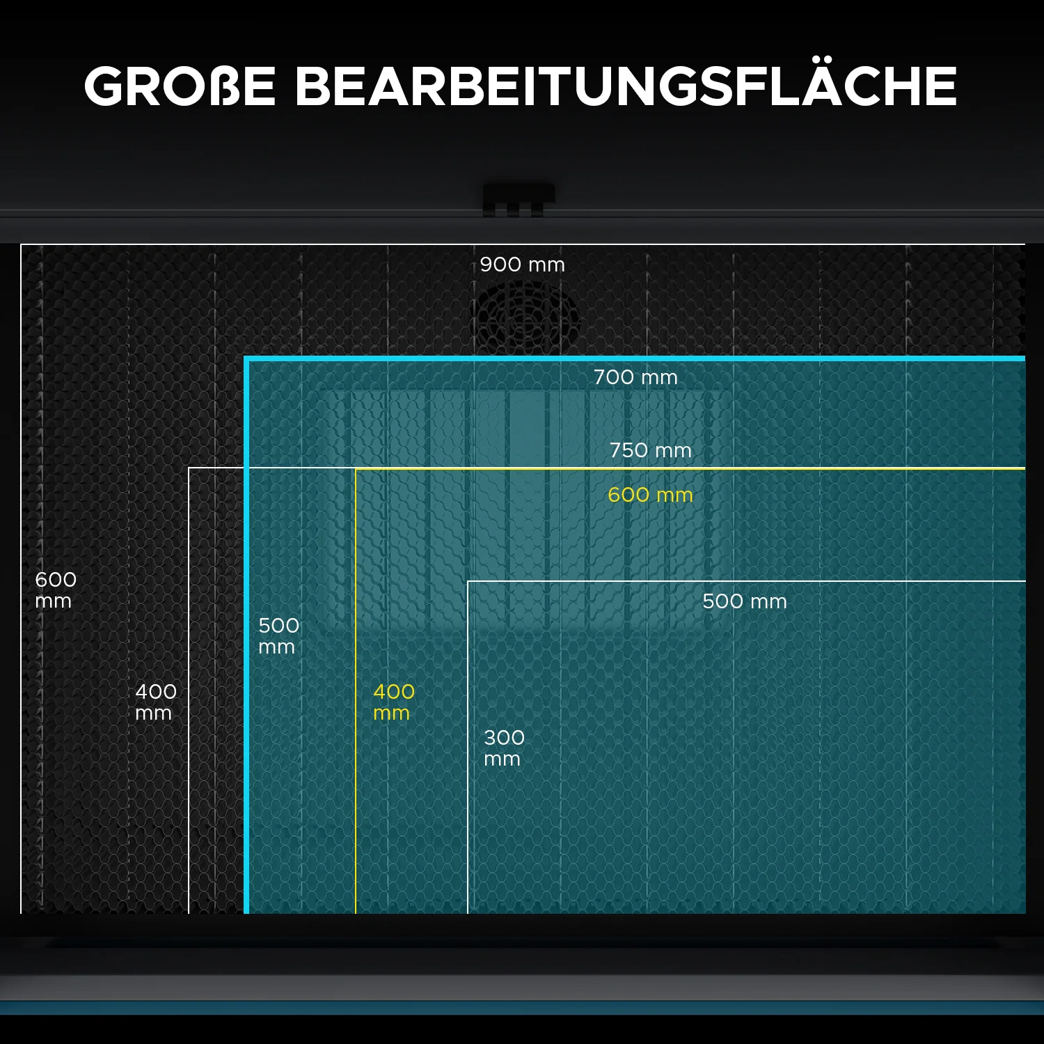 90W CO2 Laser Graviermaschine & Cutter mit 700x500mm Gravurfläche | Turbo-758 - Image 11