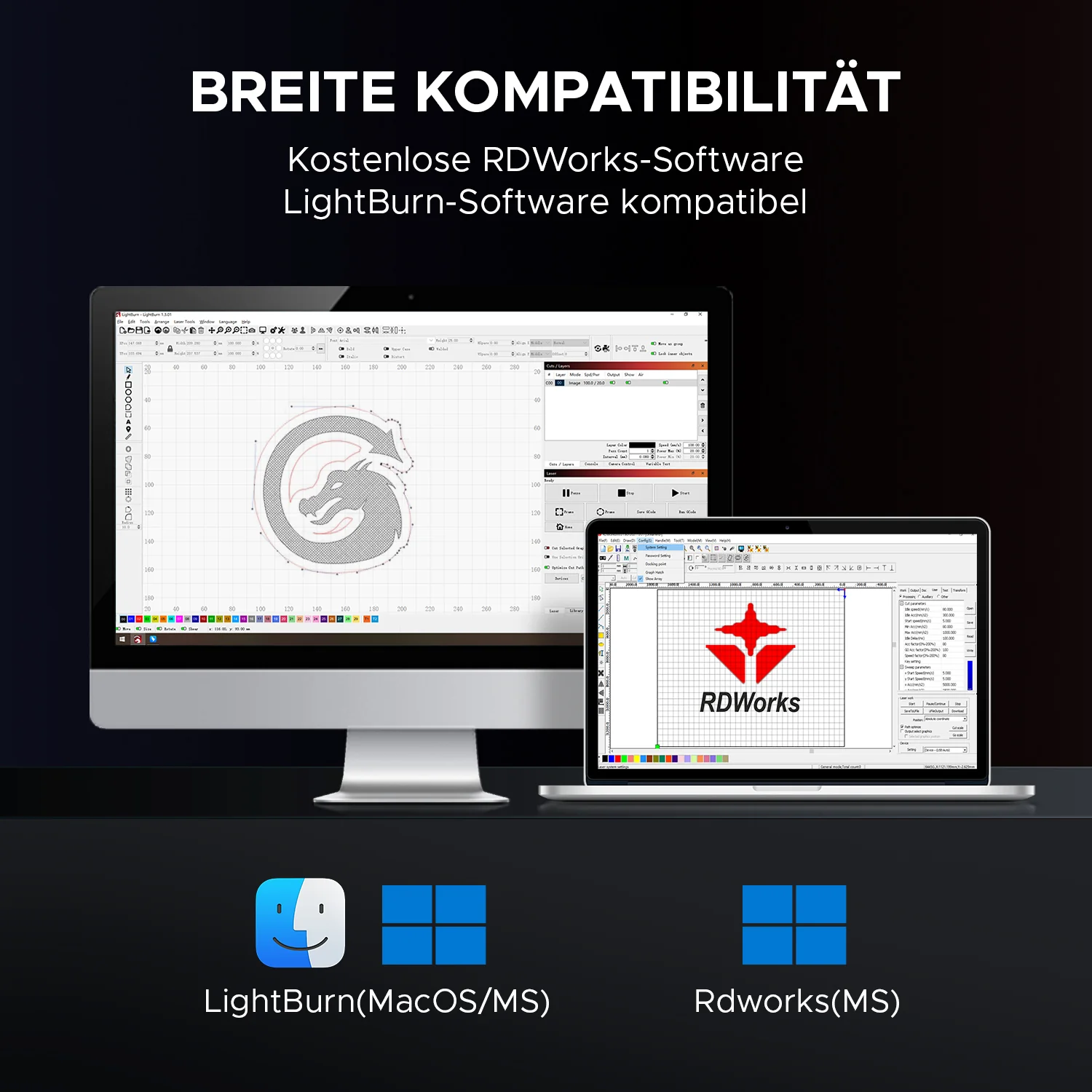 90W CO2 Laser Graviermaschine & Cutter mit 700x500mm Gravurfläche | Turbo-758 - Image 13