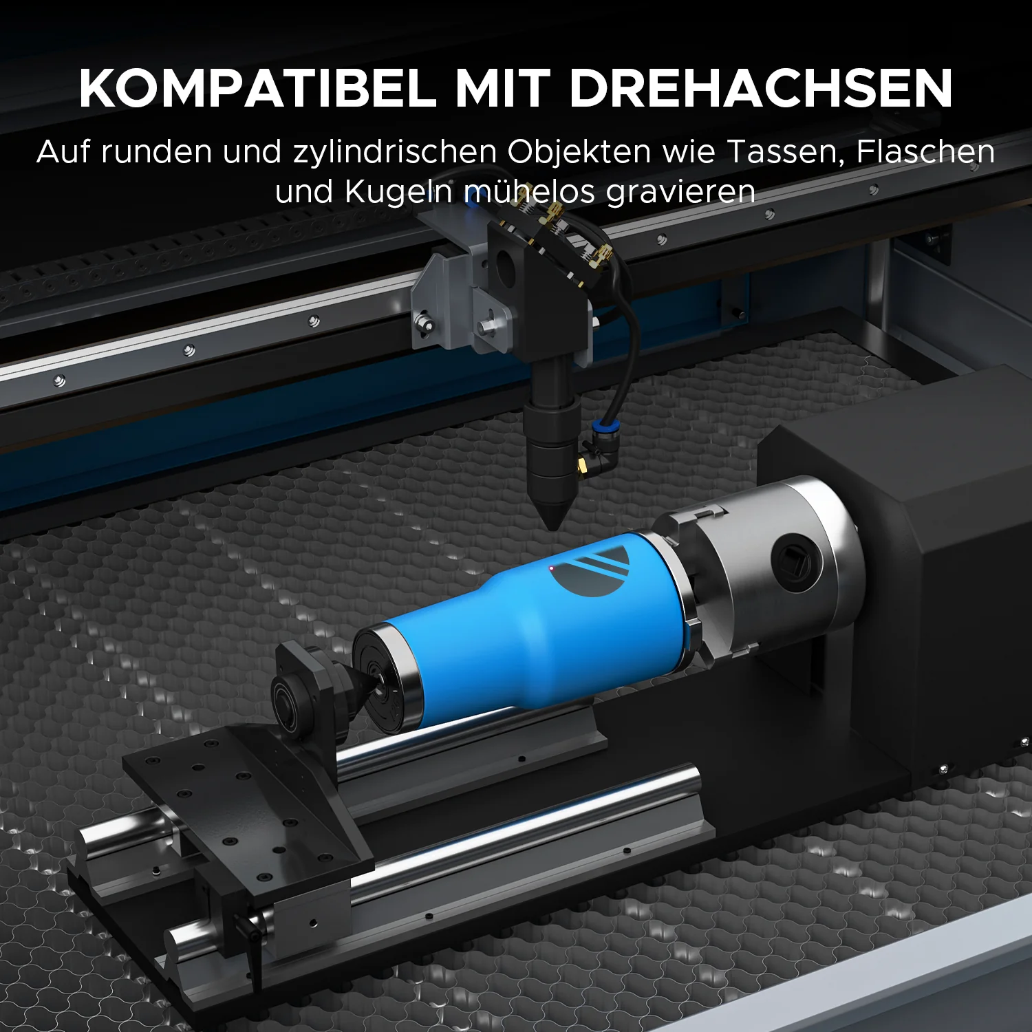 90W CO2 Laser Graviermaschine & Cutter mit 700x500mm Gravurfläche | Turbo-758 - Image 14
