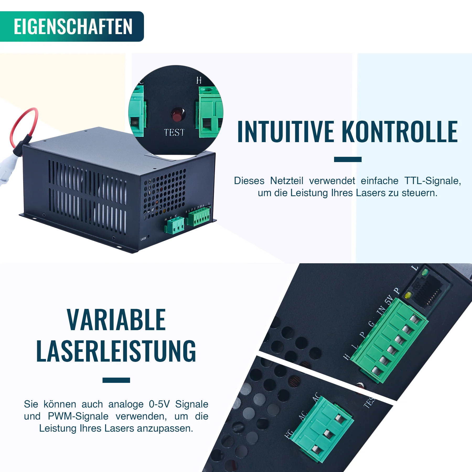 80W CO2-Laser-Netzteil & Stromversorgung | LN-80 - Image 7