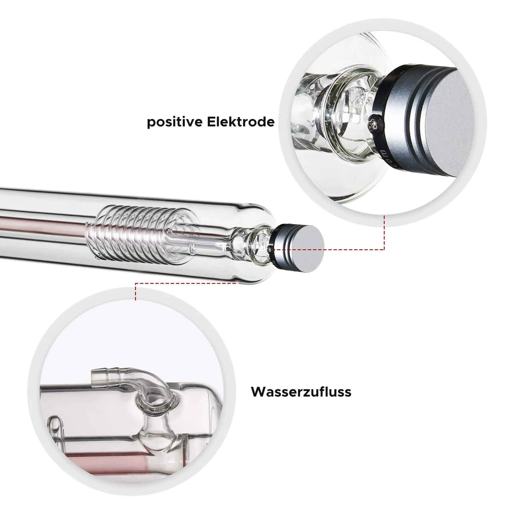 90W CO2 Laserröhre für Laser Graviermaschinen & Cutter| YL-90 - Image 3