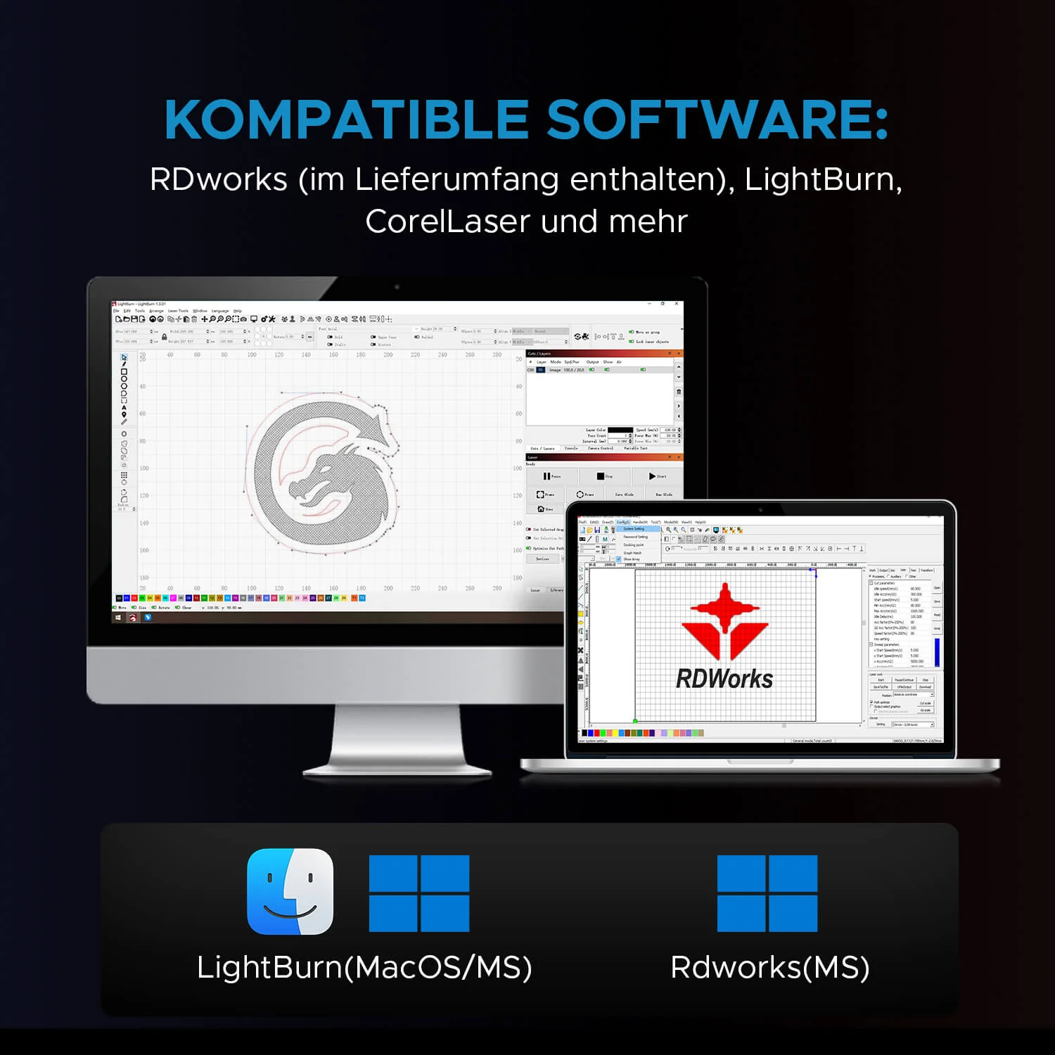 90W CO2 Laser Cutter & Graviermaschine mit 700x500mm Gravurfläche | Pronto-35N - Image 14