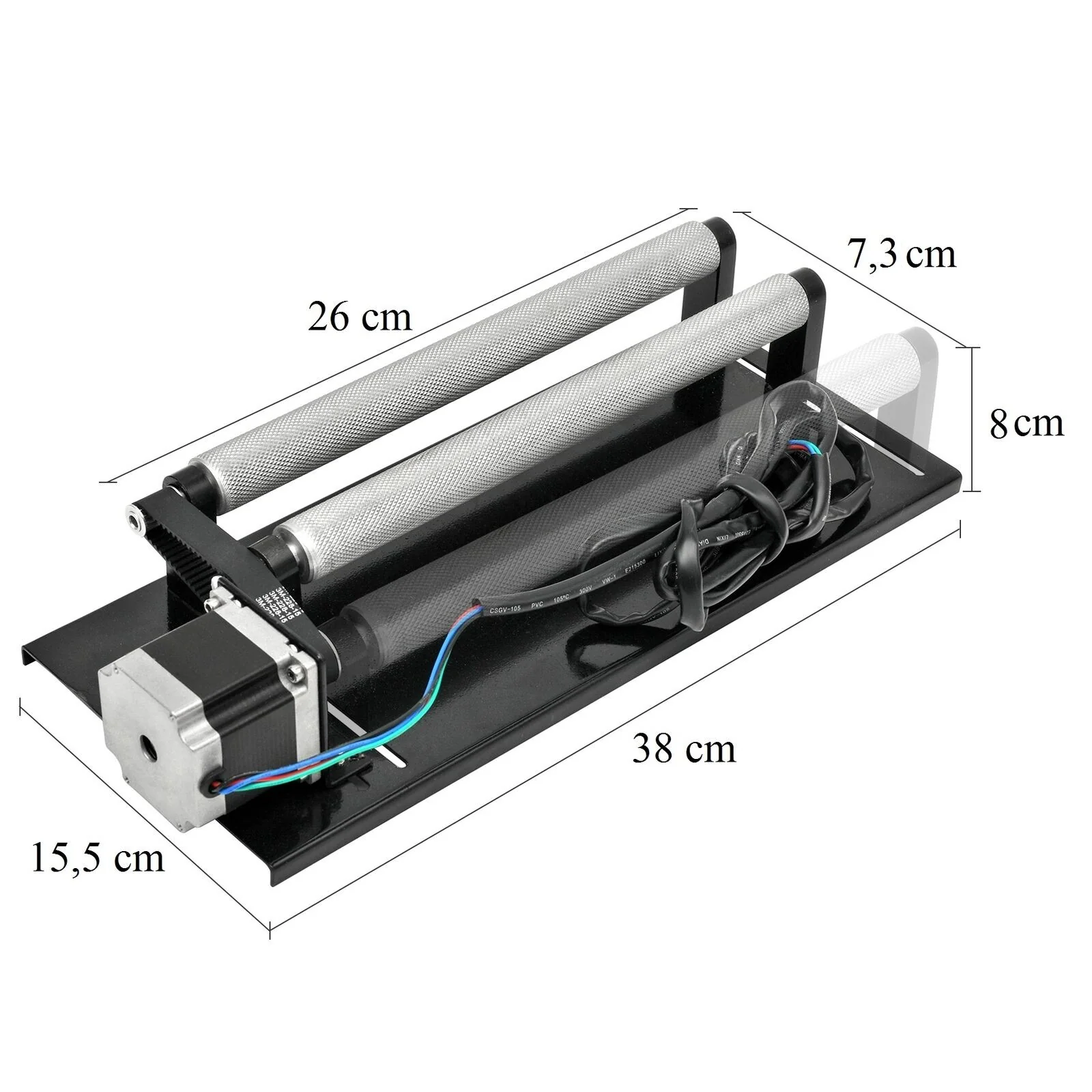 Drehachse & Rotary Axis für CO2 Laser Graviermaschinen und Lasercutter | LRA-0730 - Image 4