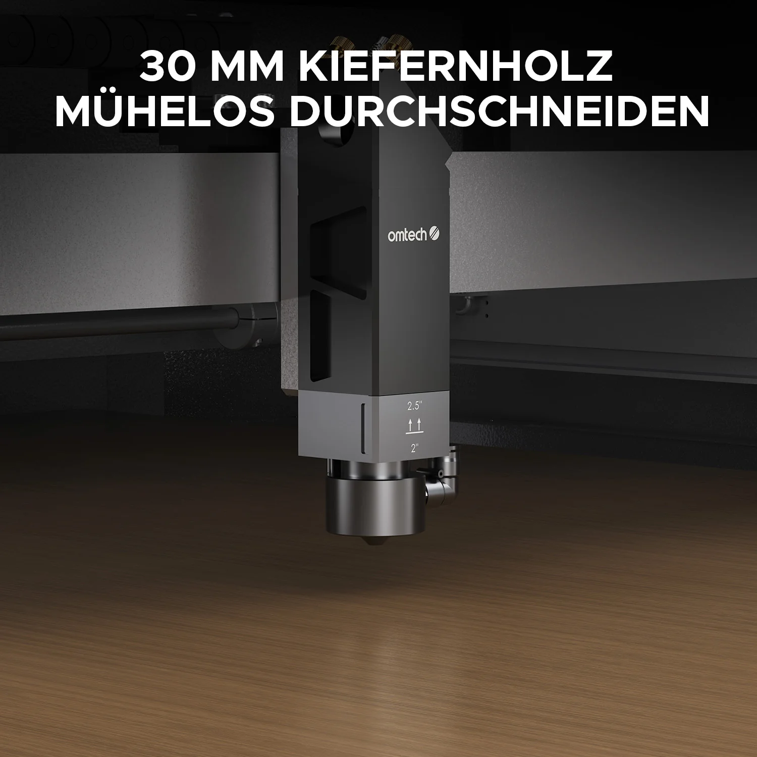 Industrielle CO2 Lasermaschine mit 1200mm/s Gravurgeschwindigkeit und 40mm Holz-Schnitttiefe | Pro 2440 - Image 6